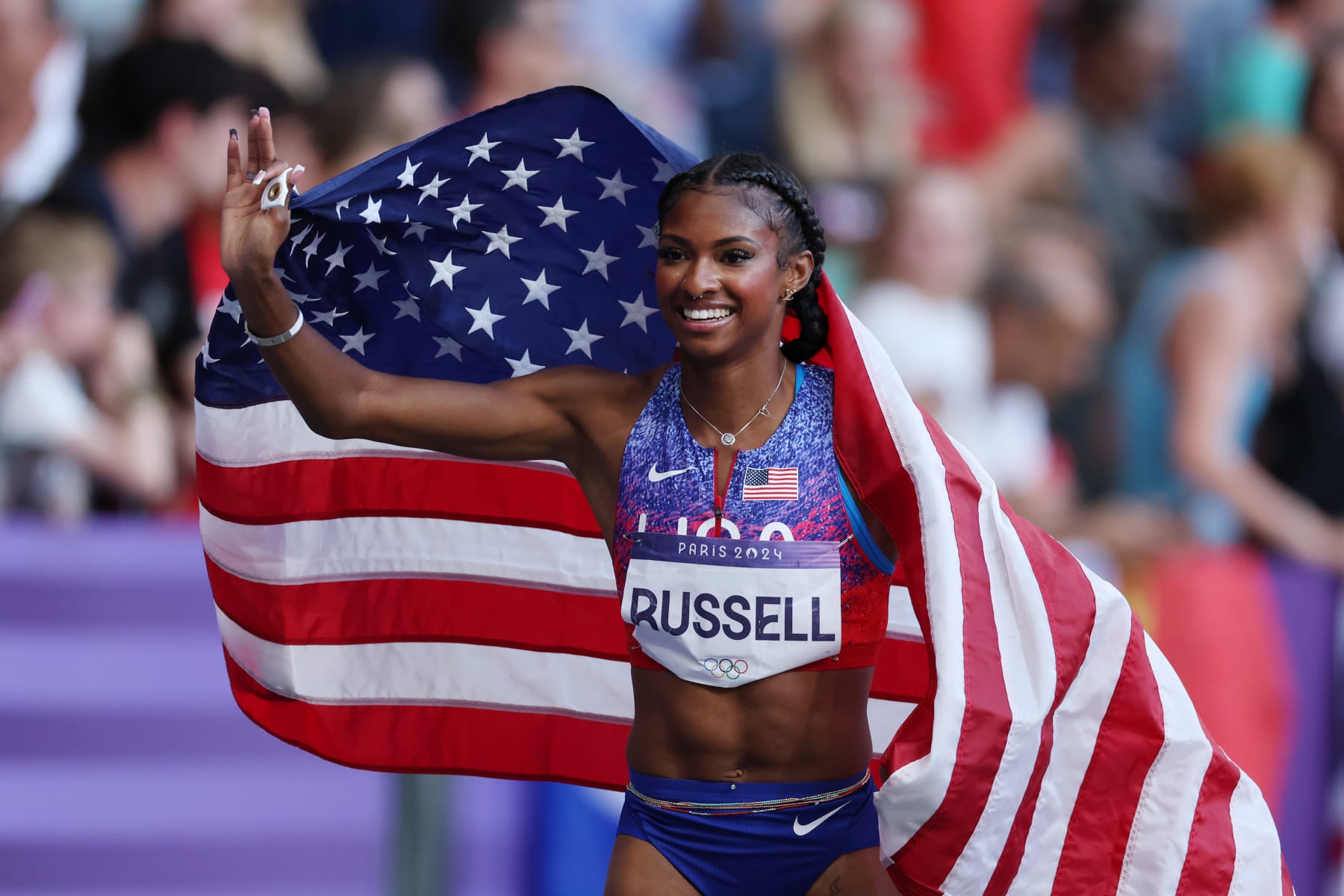 USA's Masai Russell Praised by Triple H for Olympic Gold Medal; Part of