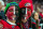 RALEIGH, NORTH CAROLINA - MAY 03: Carolina Hurricanes fans pose for a photo during the third period against the New Jersey Devils in Game One of the Second Round of the 2023 Stanley Cup Playoffs at PNC Arena on May 03, 2023 in Raleigh, North Carolina .  (Photo by Josh Lavallee/NHLI via Getty Images)