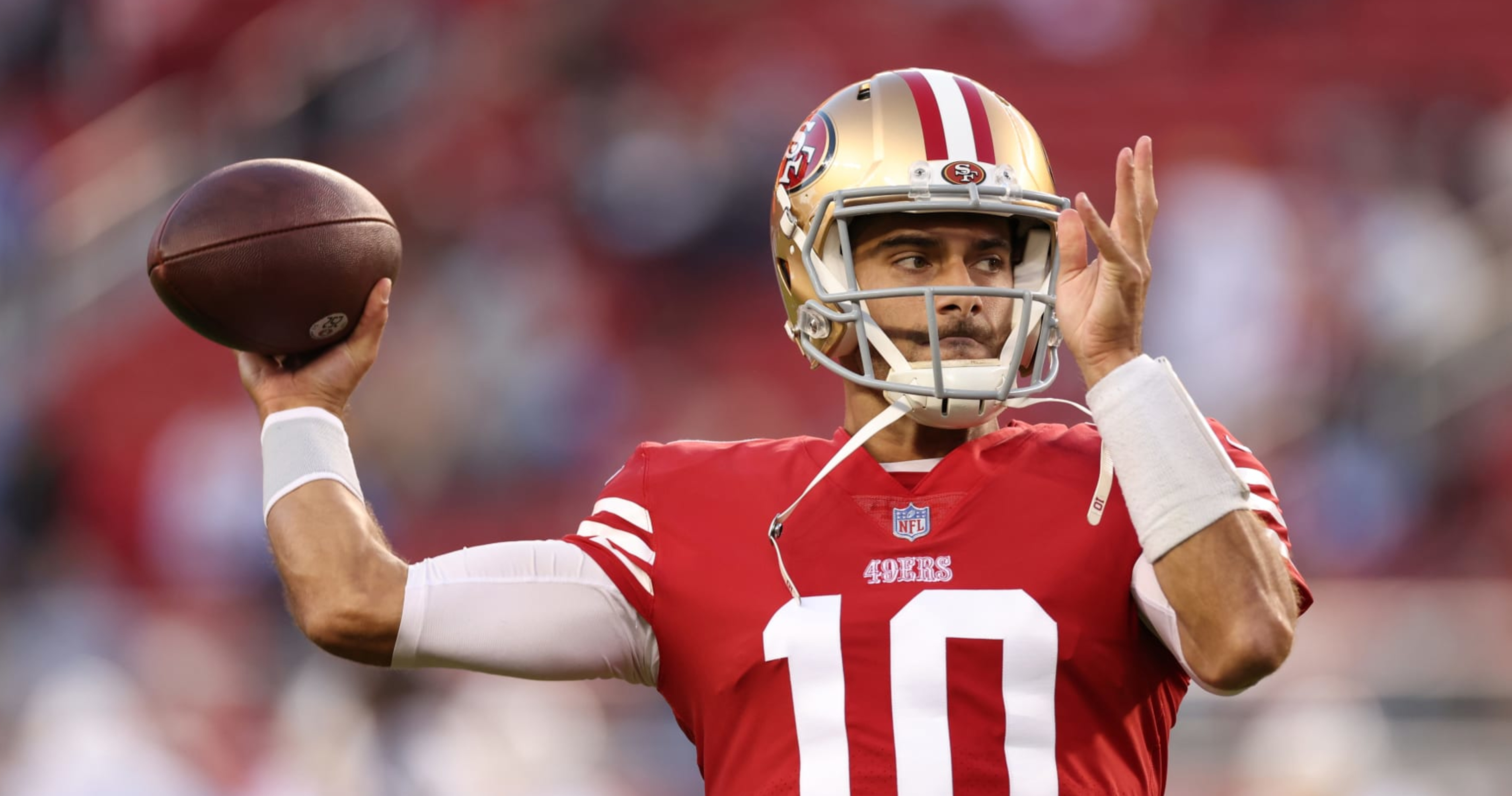 Jimmy Garoppolo rumors: Free agent QB expected to sign 3-year deal with  Raiders - DraftKings Network