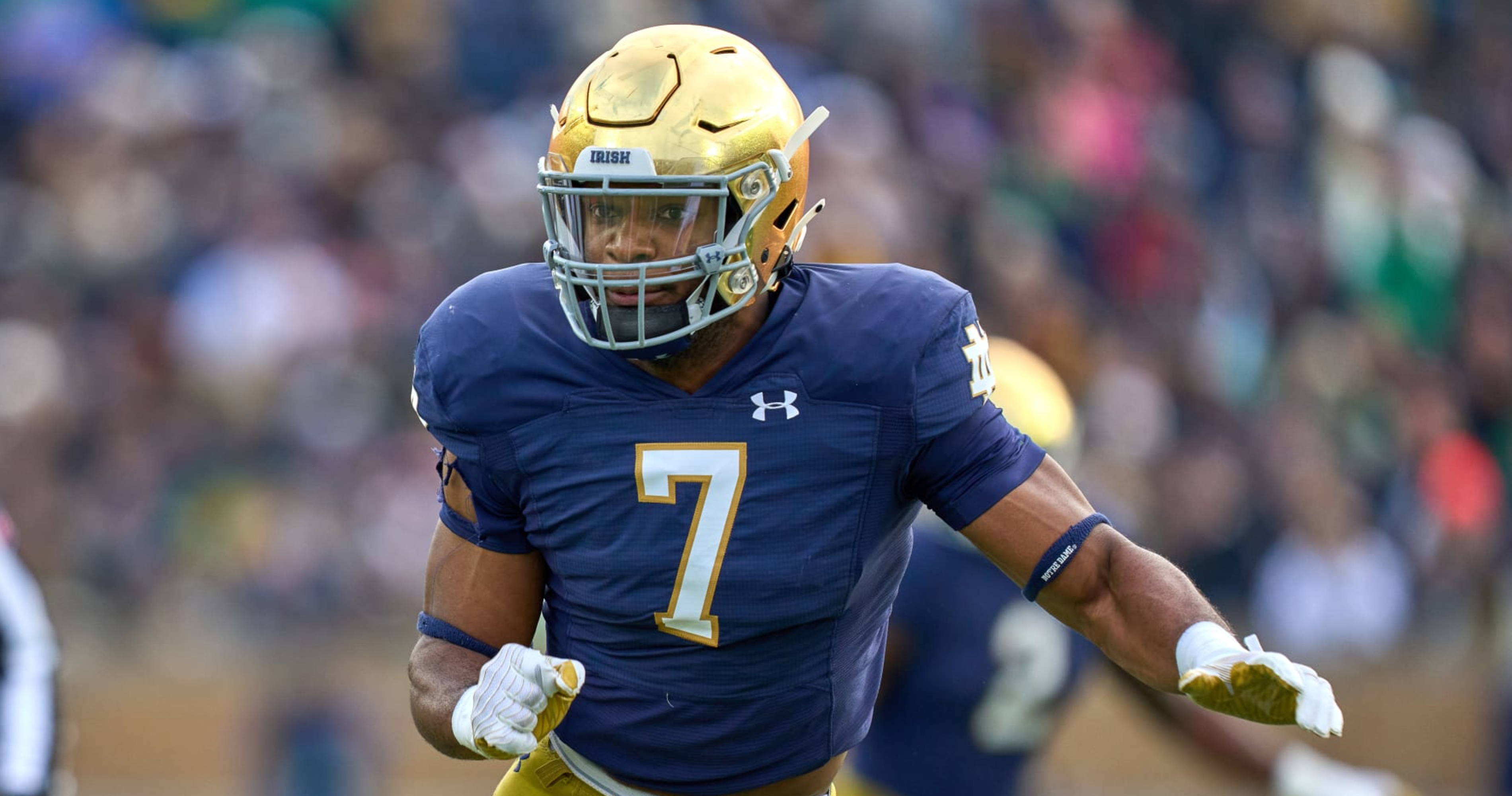 Notre Dame DE Isaiah Foskey Could a Top 10 Pick in 2023 NFL