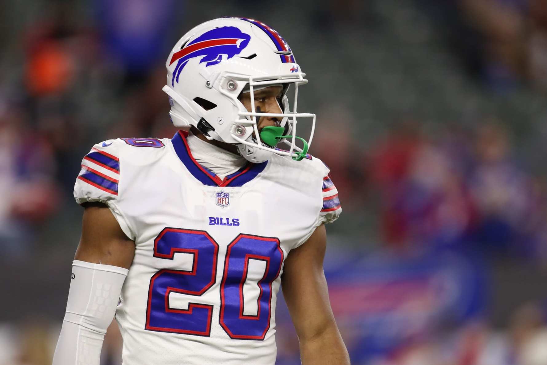 Buffalo Bills running back Nyheim Hines (20) against the New York Jets in  an NFL football game, Sunday, Dec. 11, 2022, in Orchard Park, N.Y. Bills  won 20-12. (AP Photo/Jeff Lewis Stock Photo - Alamy