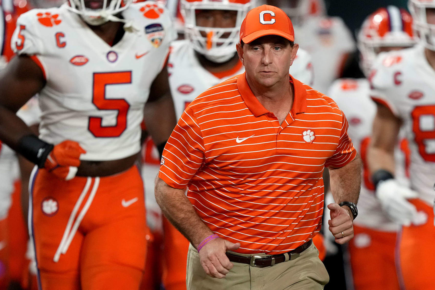 Clemson head coach Dabo Swinney.
