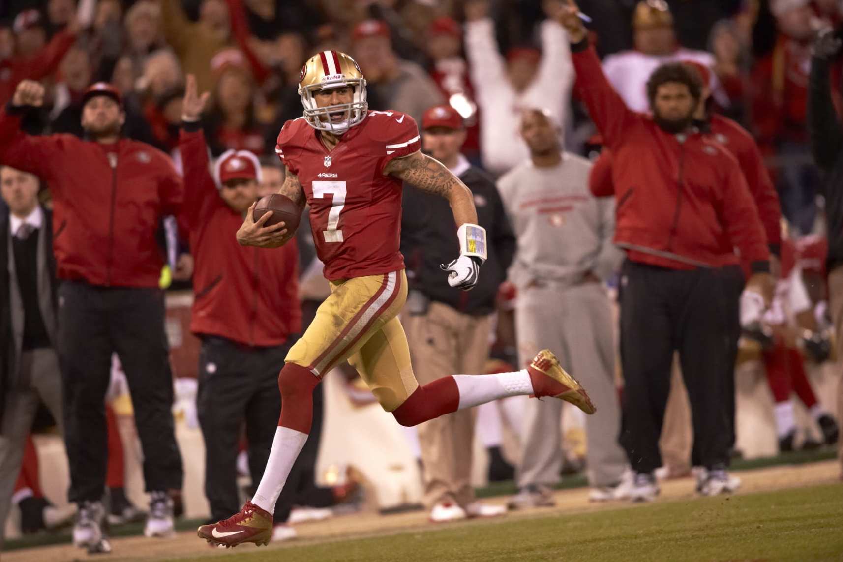 Colin Kaepernick's Game-Worn 49ers Jersey from 2013 NFL Playoffs