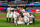MINNEAPOLIS, MN - MAY 28: Members of the Minnesota Twins celebrate the victory and pose for a photo following the game against the Kansas City Royals on May 28, 2024 at Target Field in Minneapolis, Minnesota. (Photo by Brace Hemmelgarn/Minnesota Twins/Getty Images)