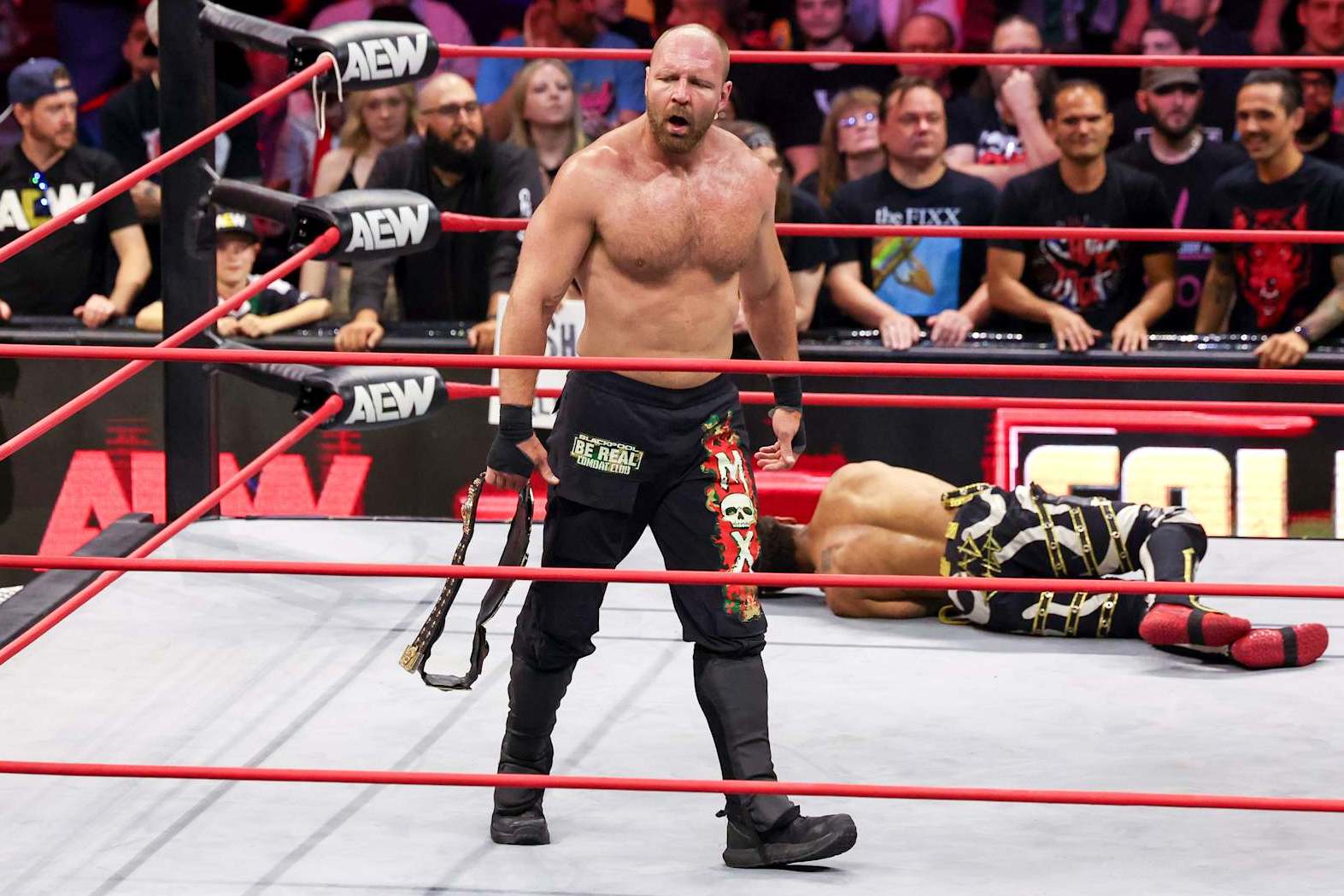 CLEVELAND, OH - JUNE15: Jon Moxley in the ring during AEW Collision on June 15, at the Covelli Centre in Youngstown, OH. (Photo by Frank Jansky/Icon Sportswire via Getty Images)