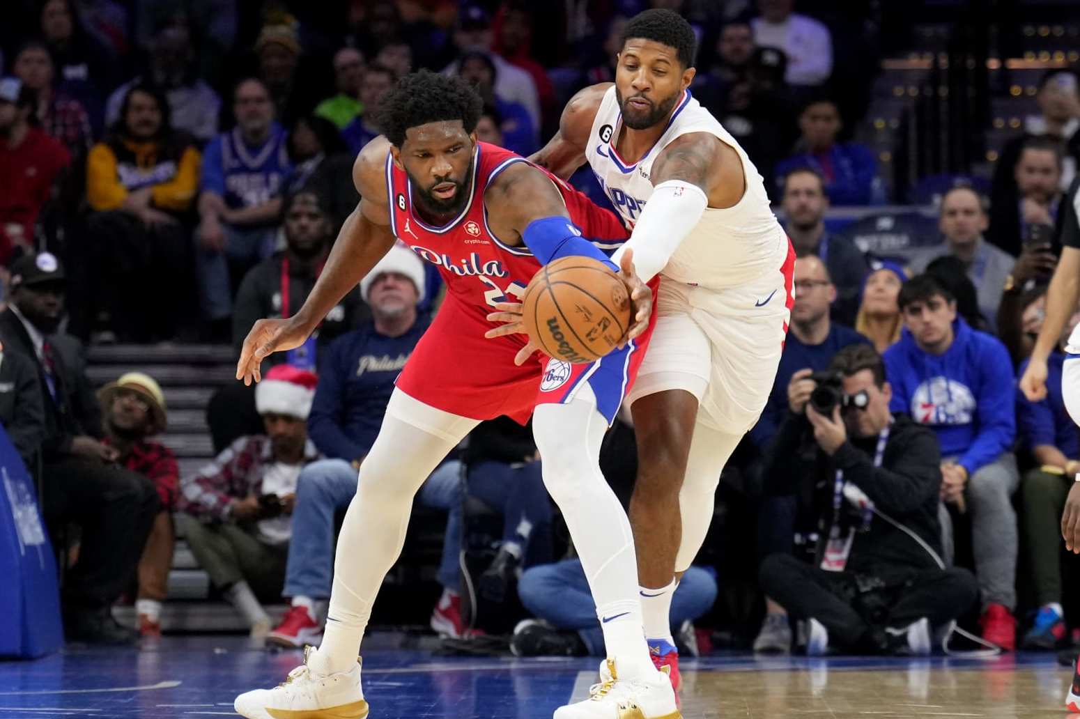 Paul George’s Rumored 76ers Contract Has NBA Fans Hyping Joel Embiid’s Recruiting