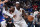 PHILADELPHIA, PA - FEBRUARY 11: Luguentz Dort #5 of the Oklahoma City Thunder drives to the basket during the game against the Philadelphia 76ers on February 11, 2022 at the Wells Fargo Center in Philadelphia, Pennsylvania NOTE TO USER: User expressly acknowledges and agrees that, by downloading and/or using this Photograph, user is consenting to the terms and conditions of the Getty Images License Agreement. Mandatory Copyright Notice: Copyright 2022 NBAE (Photo by David Dow/NBAE via Getty Images)