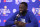 BOSTON, MA - JUNE 10: Draymond Green #23 of the Golden State Warriors talks to the media after Game Four of the 2022 NBA Finals against the Boston Celtics on June 10, 2022 at TD Garden in Boston, Massachusetts. NOTE TO USER: User expressly acknowledges and agrees that, by downloading and or using this photograph, user is consenting to the terms and conditions of Getty Images License Agreement. Mandatory Copyright Notice: Copyright 2022 NBAE (Photo by Joe Murphy/NBAE via Getty Images)