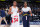 DENVER, CO - MARCH 11: Michael Porter Jr. #1 of the Denver Nuggets and Jontay Porter #34 of the Toronto Raptor swap jerseys after the game on March 11, 2024 at the Ball Arena in Denver, Colorado. NOTE TO USER: User expressly acknowledges and agrees that, by downloading and/or using this Photograph, user is consenting to the terms and conditions of the Getty Images License Agreement. Mandatory Copyright Notice: Copyright 2024 NBAE (Photo by Garrett Ellwood/NBAE via Getty Images)