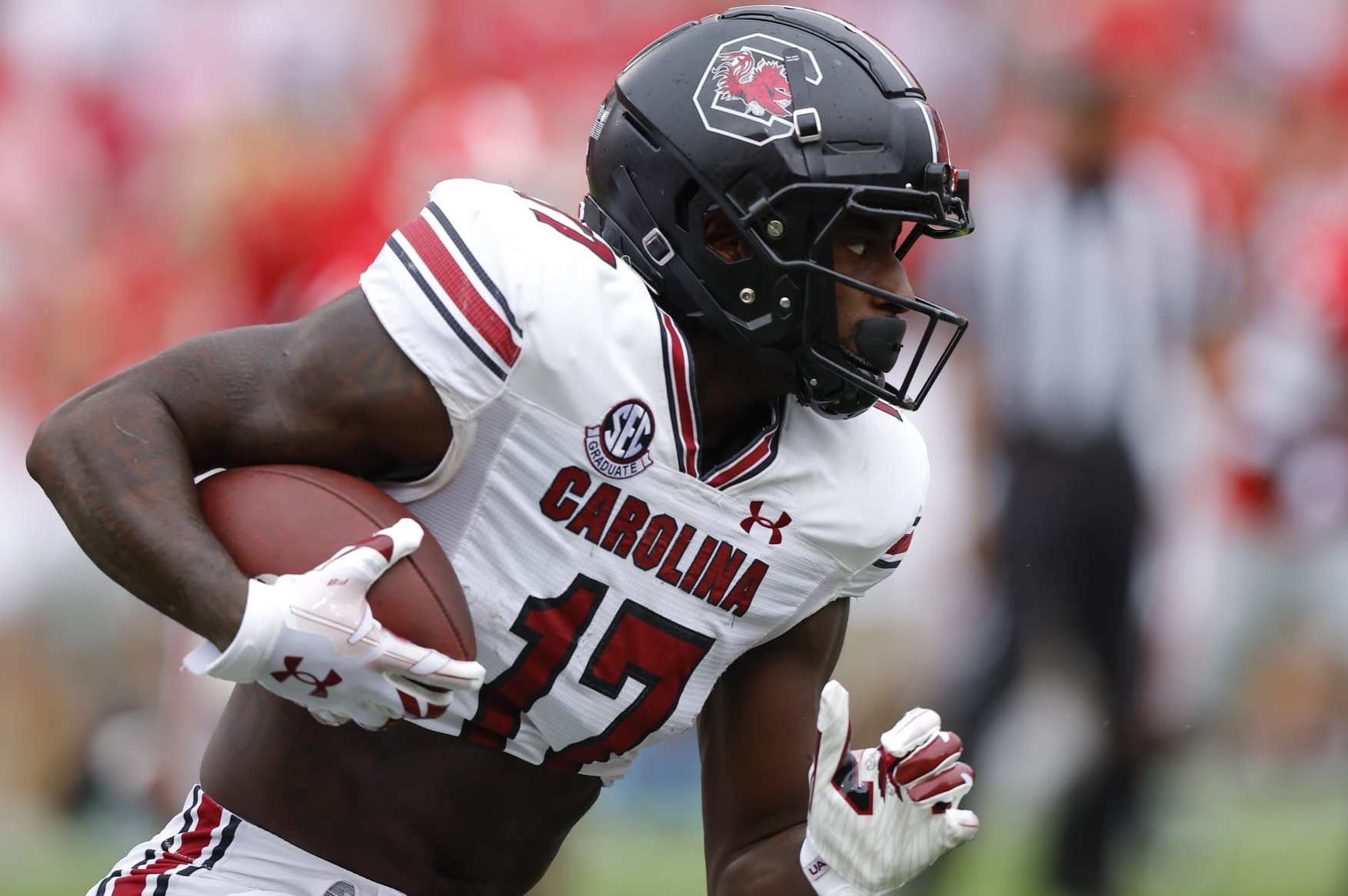 South Carolina wide receiver Xavier Legette
