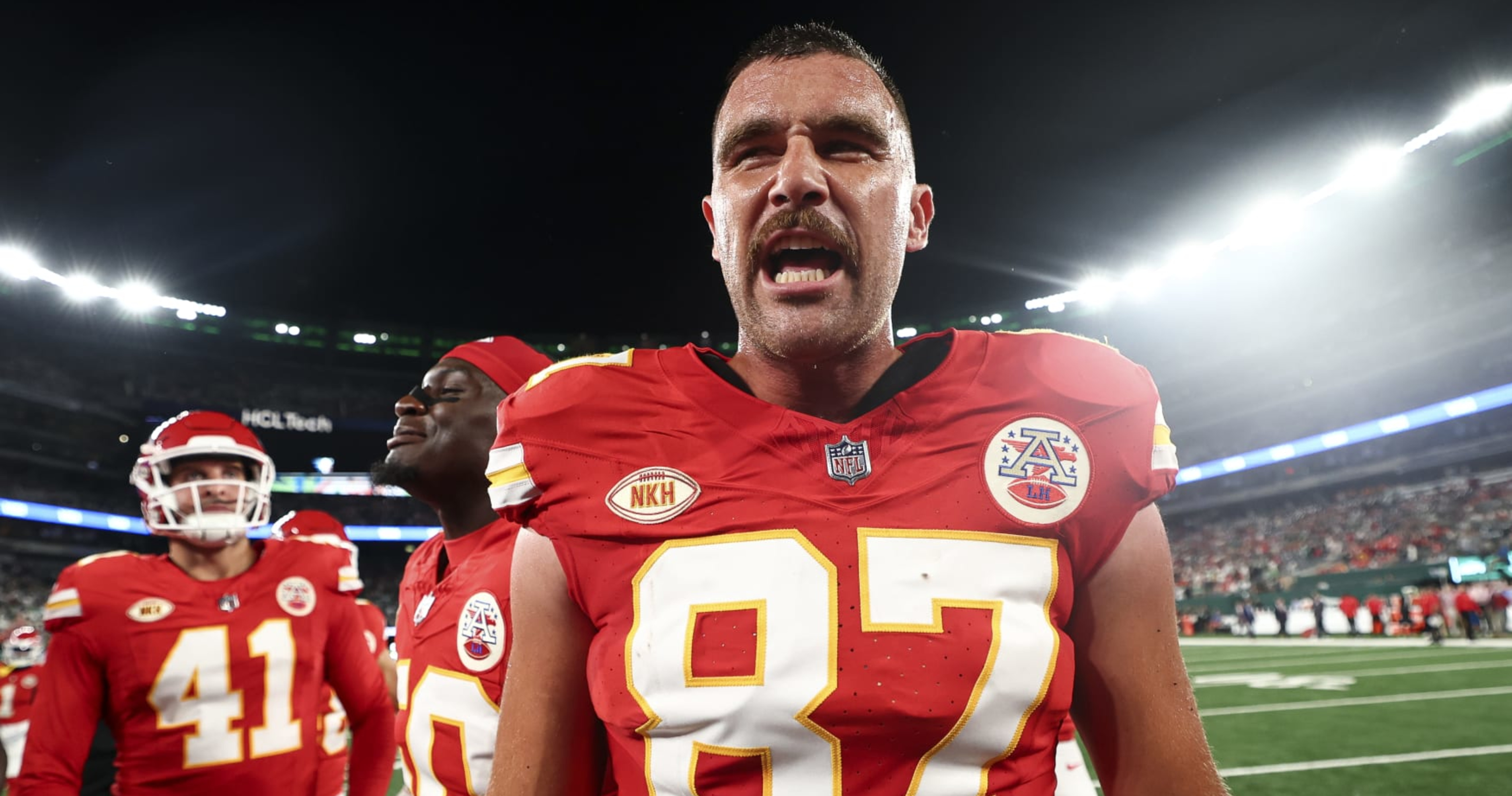 Travis Kelce Chiefs Vs Jets Draws 27M Viewers With Taylor Swift In 