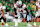 PASADENA, CALIFORNIA - JANUARY 1: Donovan Jackson #74 of the Ohio State Buckeyes in an offensive stance in the second half during the Rose Bowl against Oregon Ducks at Rose Bowl Stadium on January 1, 2025 in Pasadena, California. (Photo by Ric Tapia/Getty Images)