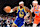 OKLAHOMA CITY, OKLAHOMA - NOVEMBER 10: Buddy Hield #7 of the Golden State Warriors attempts to drive past Alex Caruso #9 of the Oklahoma City Thunder during the first half at Paycom Center on November 10, 2024 in Oklahoma City, Oklahoma. NOTE TO USER: User expressly acknowledges and agrees that, by downloading and or using this photograph, User is consenting to the terms and conditions of the Getty Images License Agreement. (Photo by Joshua Gateley/Getty Images)