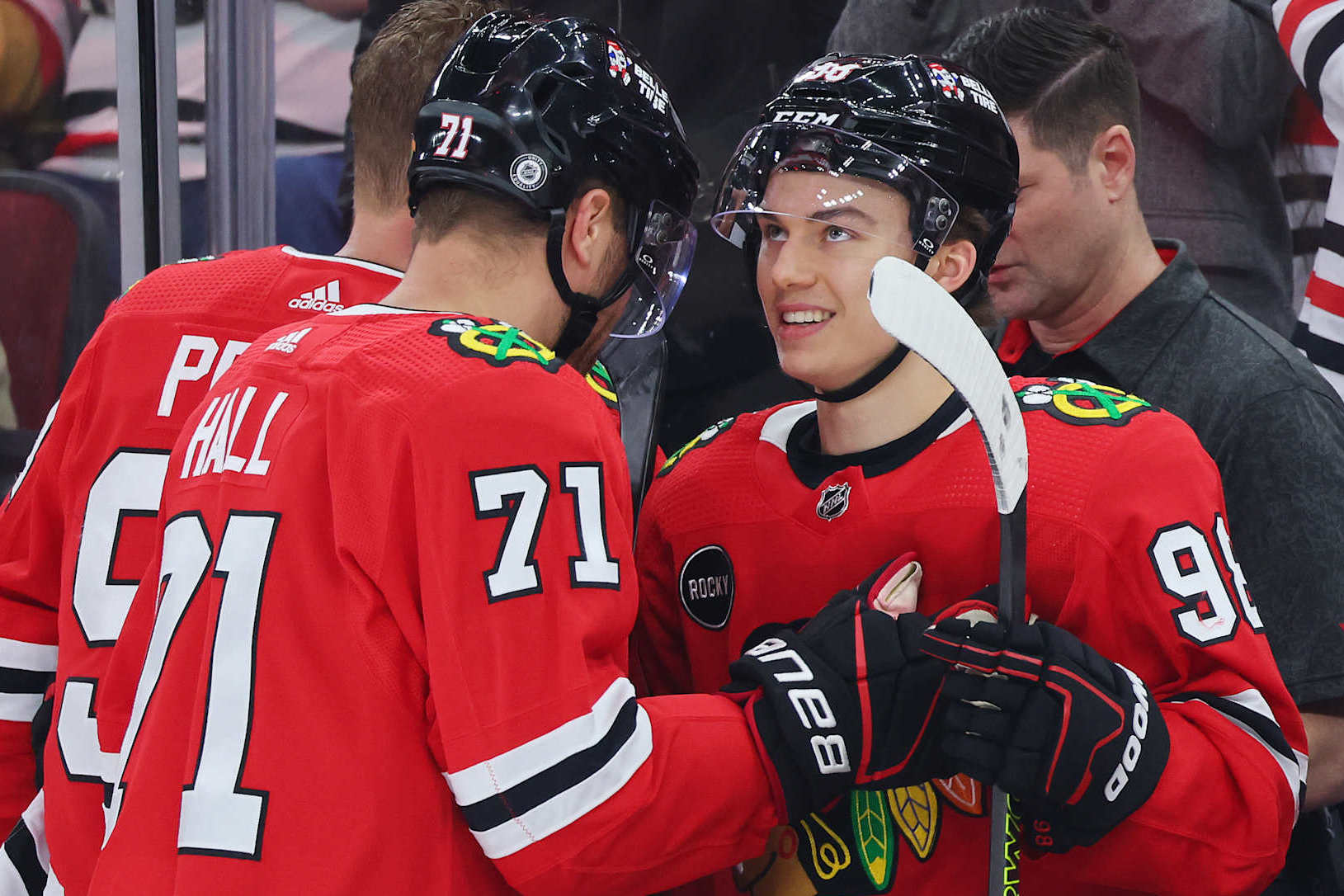 Taylor Hall and Connor Bedard.