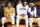 Los Angeles, California October 20, 2022-Lakers from left Russell Westbrook, Anthony Davis and Patrick Beverly sit on the bench during a game against the Clippers at Crypto Arena in Los Angeles Thursday. (Wally Skalij/Los Angeles Times via Getty Images)