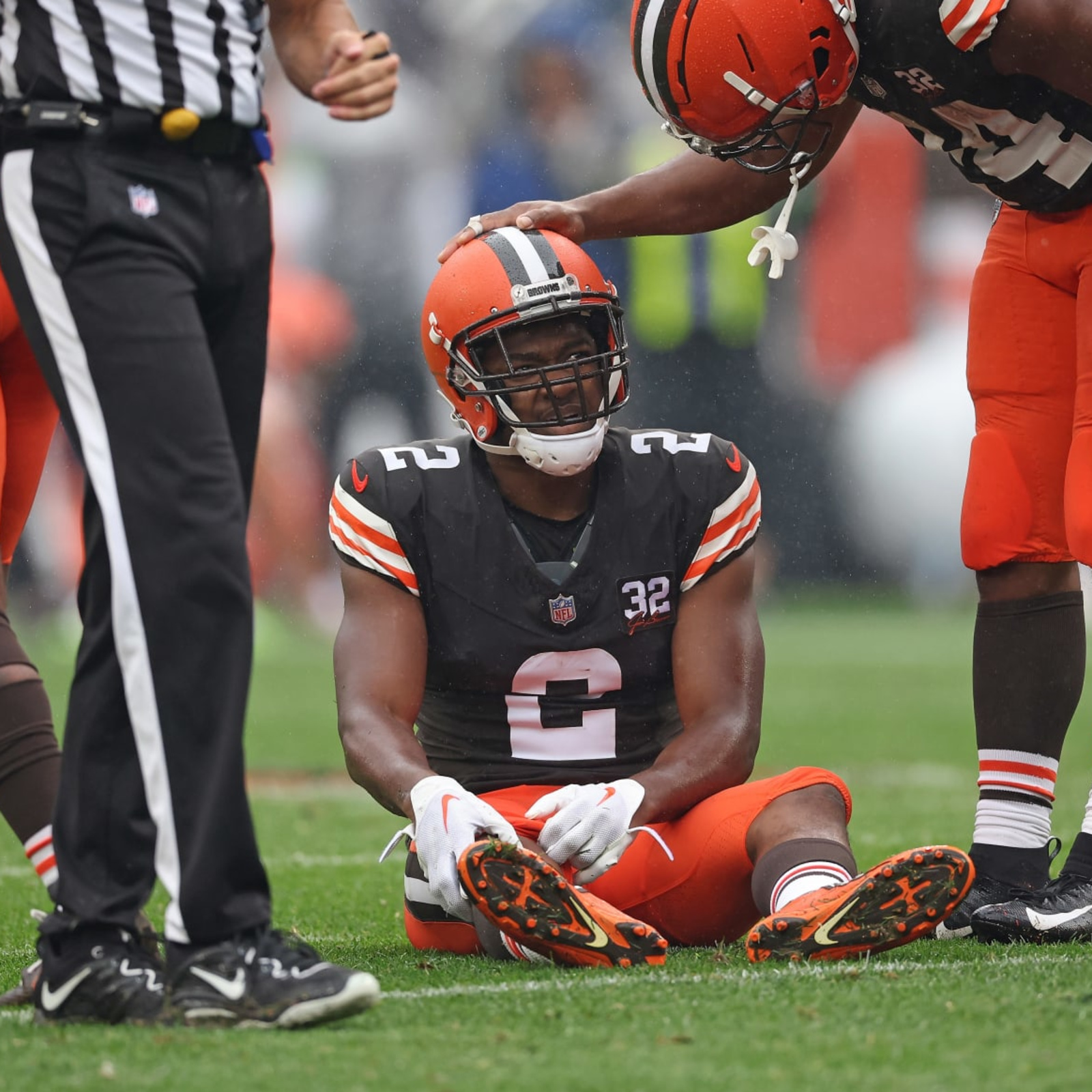 Amari Cooper misses several practices with a leg injury