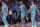 SACRAMENTO, CA - DECEMBER 19: Gordon Hayward #20, P.J. Washington #25, and LaMelo Ball #1 of the Charlotte Hornets walk to the bench during a timeout during the game against the Sacramento Kings on December 19, 2022 at Golden 1 Center in Sacramento, California. NOTE TO USER: User expressly acknowledges and agrees that, by downloading and or using this photograph, User is consenting to the terms and conditions of the Getty Images Agreement. Mandatory Copyright Notice: Copyright 2022 NBAE (Photo by Rocky Widner/NBAE via Getty Images)