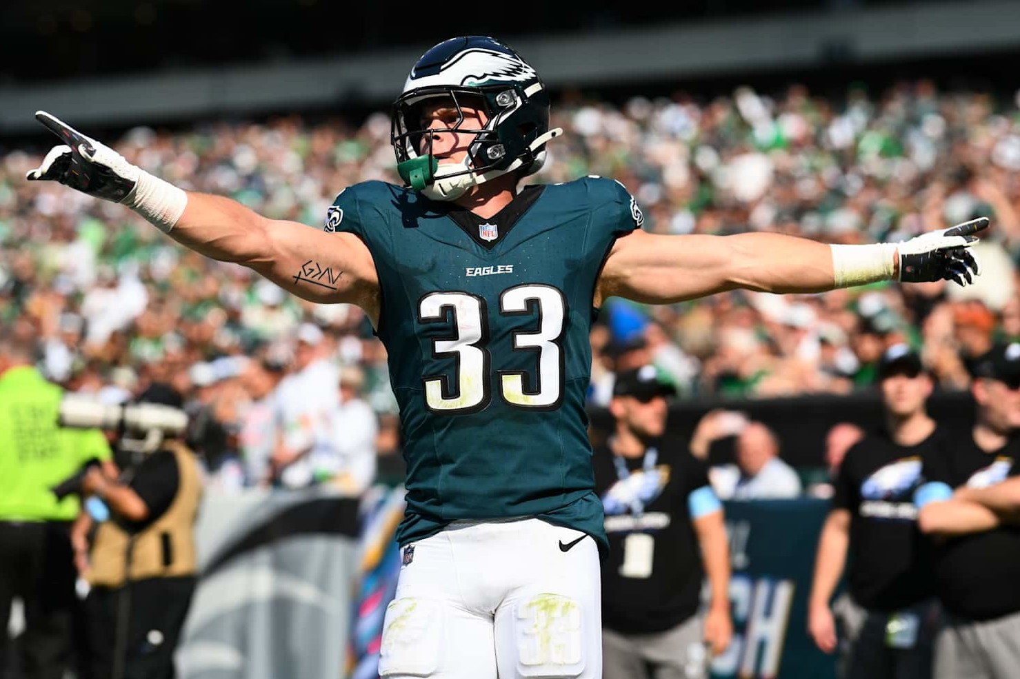 Philadelphia Eagles cornerback Cooper DeJean Philadelphia Eagles cornerback Cooper DeJean