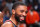 BROOKLYN, NY - APRIL 6: Mikal Bridges #1 of the Brooklyn Nets smiles during the game against the Detroit Pistons on April 6, 2024 at Barclays Center in Brooklyn, New York. NOTE TO USER: User expressly acknowledges and agrees that, by downloading and or using this Photograph, user is consenting to the terms and conditions of the Getty Images License Agreement. Mandatory Copyright Notice: Copyright 2024 NBAE (Photo by David L. Nemec/NBAE via Getty Images)
