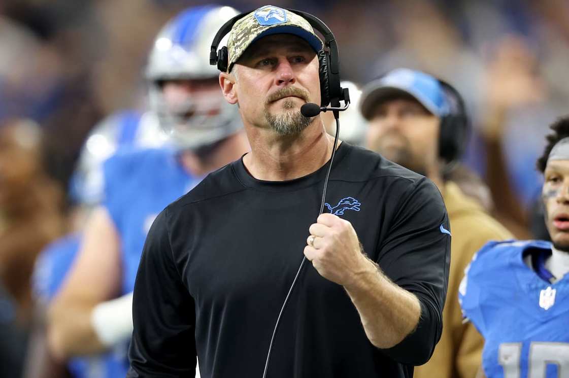 Detroit Lions head coach Dan Campbell
