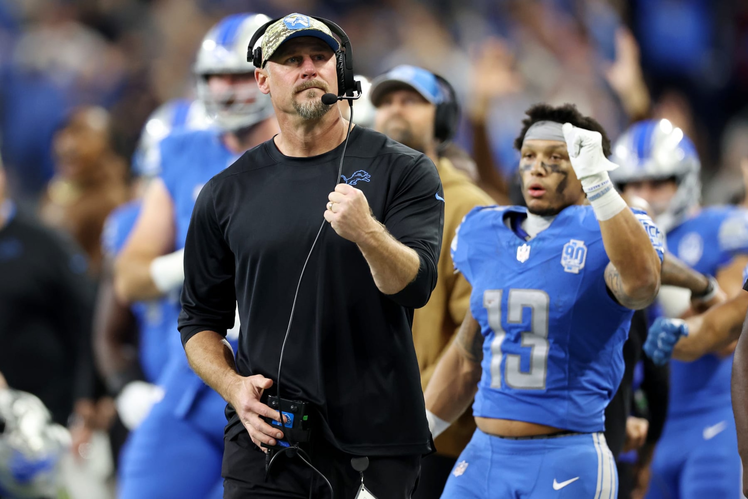 Detroit Lions head coach Dan Campbell