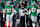 Philadelphia Eagles defensive backs Cooper DeJean (left) and Quinyon Mitchell (right)