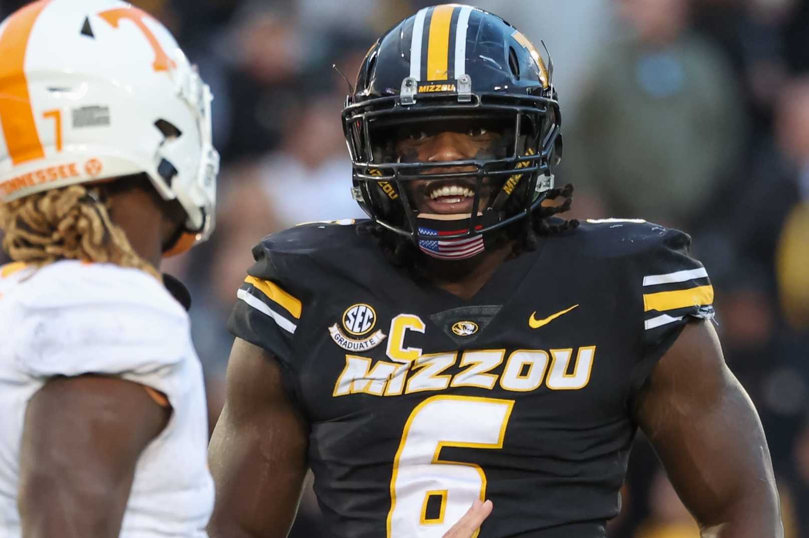 Missouri defensive lineman Darius Robinson