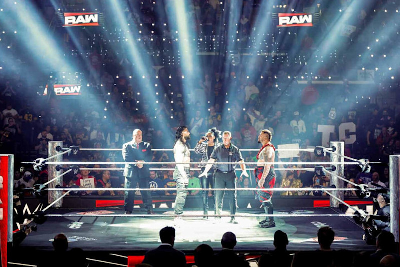 WWE Netflix Debut Hints at New Booking Style Roman Reigns vs. Rock More Raw Takes News Scores Highlights Stats and Rumors Bleacher Report