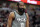 Brooklyn Nets' James Harden waits for play to resume during the second half of an NBA basketball game Wednesday, Jan. 12, 2022, in Chicago. (AP Photo/Charles Rex Arbogast)