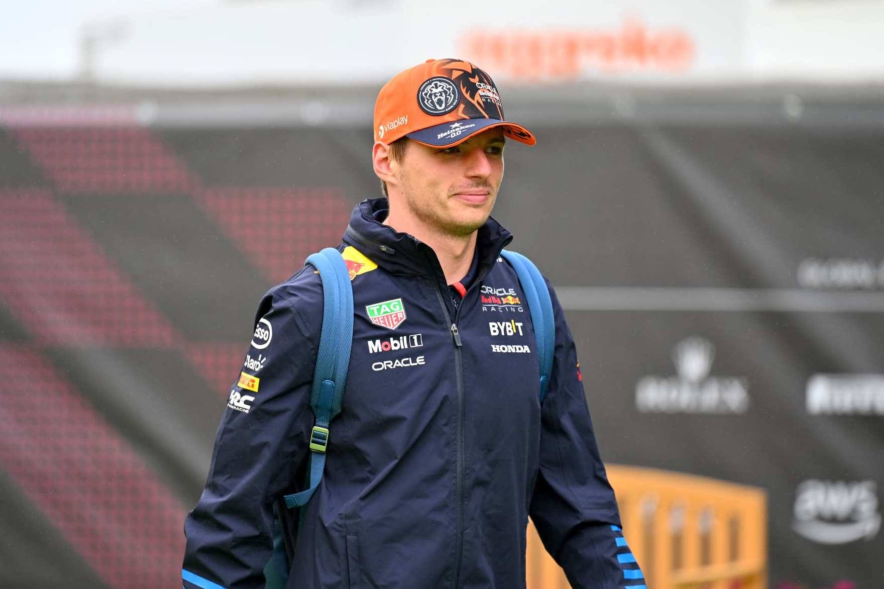 Red Bull's Netherland driver Max Verstappen arrives prior the Spanish Formula One Grand Prix at the Circuit de Catalunya on June 23, 2024 in Montmelo, on the outskirts of Barcelone. (Photo by Manaure Quintero / POOL / AFP) (Photo by MANAURE QUINTERO/POOL/AFP via Getty Images)