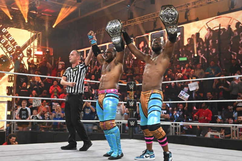 New Day have become triple crown tag team champions after capturing the NXT Tag Team Championships. Who will step up to Kofi Kingston and Xavier Woods first?