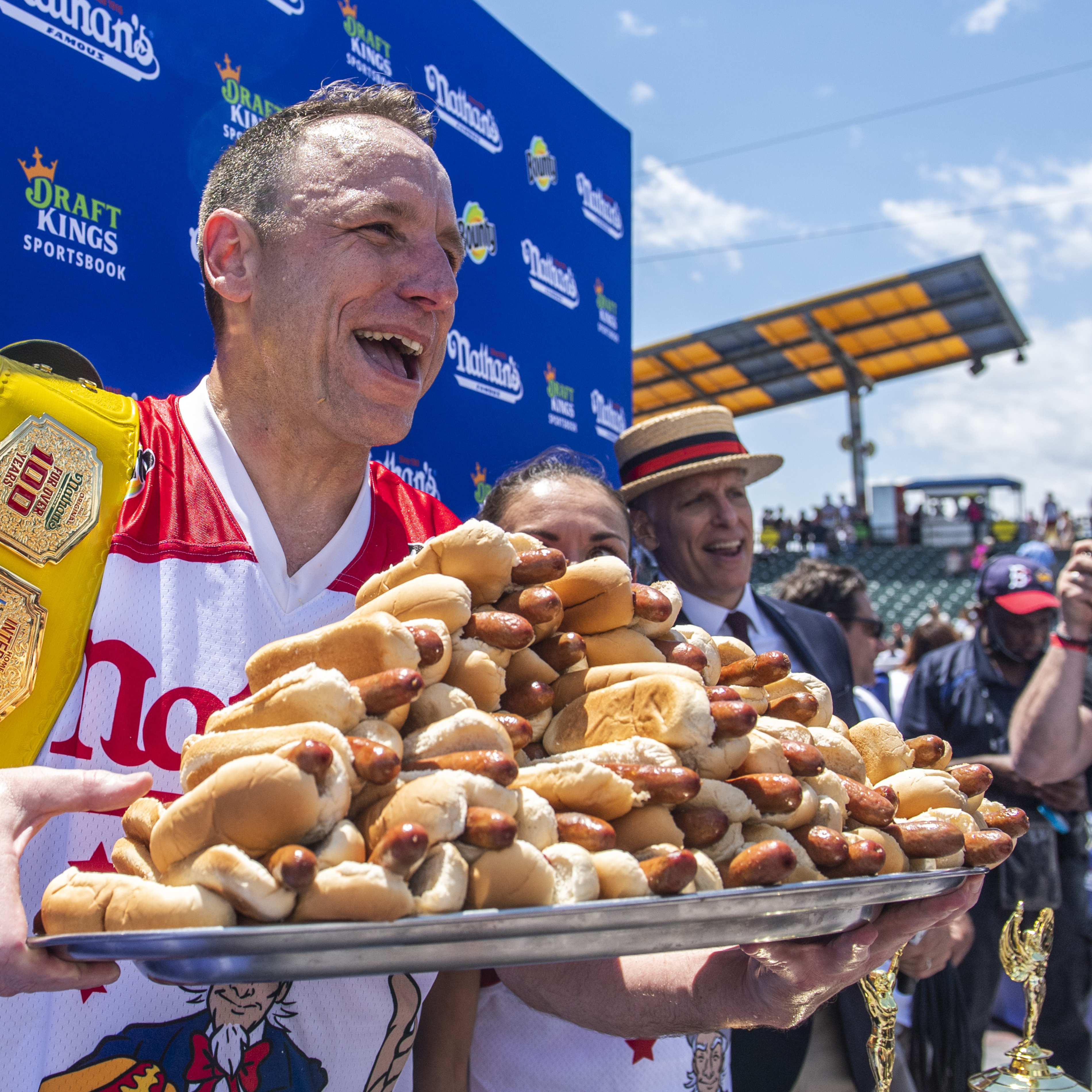 Nathan's Hot Dog Eating Contest 2022: Joey Chestnut Eats 63 Hot Dogs for 15th Ti..