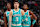 CHARLOTTE, NC - NOVEMBER 21: LaMelo Ball #1, Moussa Diabate #14 and Brandon Miller #24 of the Charlotte Hornets look on during the game against the Detroit Pistons on November 21, 2024 at Spectrum Center in Charlotte, North Carolina. NOTE TO USER: User expressly acknowledges and agrees that, by downloading and or using this photograph, User is consenting to the terms and conditions of the Getty Images License Agreement. Mandatory Copyright Notice: Copyright 2024 NBAE (Photo by Kent Smith/NBAE via Getty Images)