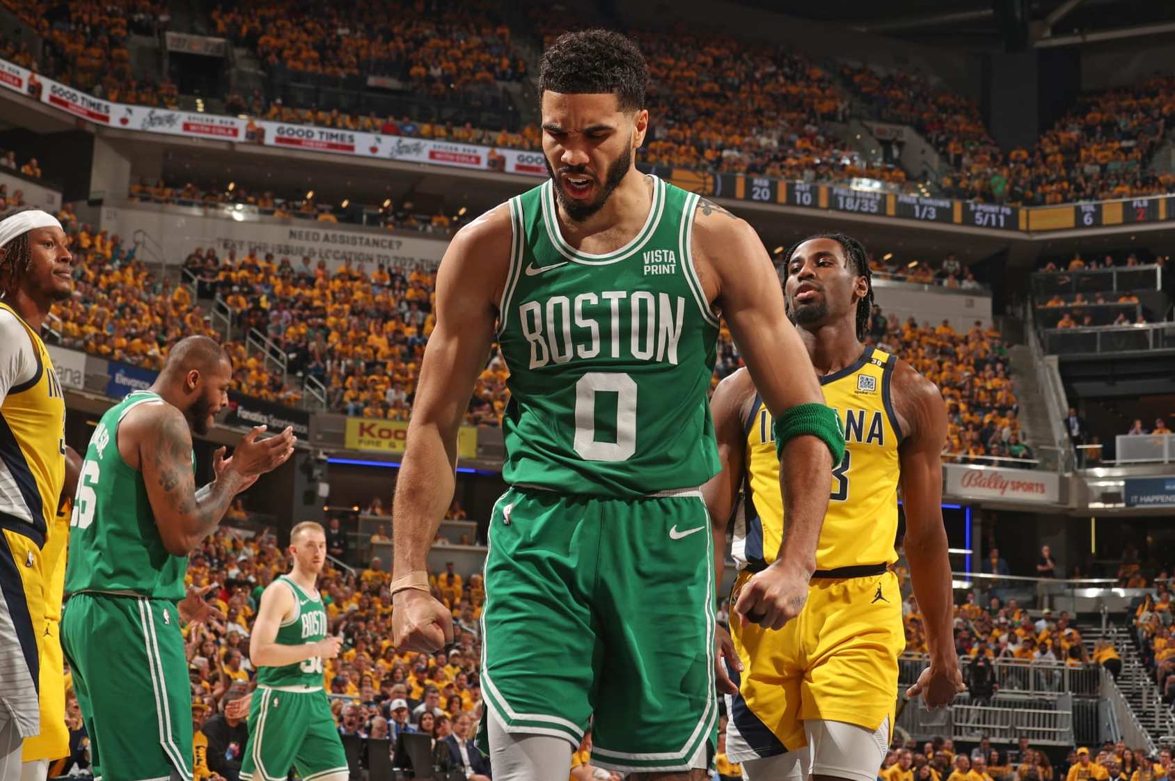 Jayson Tatum, Celtics Sweep Pacers Without Haliburton as NBA Finals Trip Excites Fans