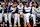 DENVER, CO - NOVEMBER 25: Nikola Jokic (15) of the Denver Nuggets coaches teammates Christian Braun (0) and Peyton Watson (8) during the fourth quarter of the New York Knicks' 145-118 win at Ball Arena in Denver, Colorado on Monday, November 25, 2024. (Photo by AAron Ontiveroz/The Denver Post)