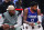 CHICAGO, IL - MARCH 31: Los Angeles Clippers forward Kawhi Leonard (2) and Los Angeles Clippers guard Paul George (13) sit on the bench during a NBA game between the Los Angeles Clippers and the Chicago Bulls on March 31, 2022 at the United Center in Chicago, IL. (Photo by Melissa Tamez/Icon Sportswire via Getty Images)