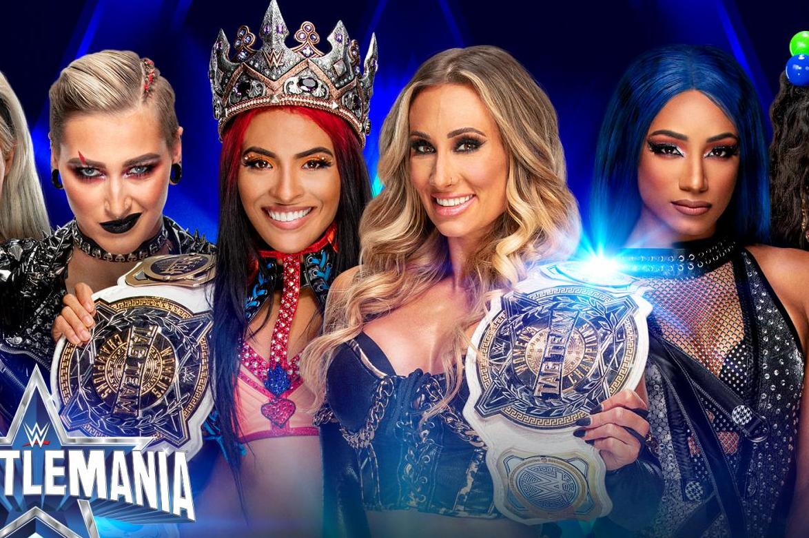 Sasha Banks, Naomi Win WWE Women's Tag Team Titles at WrestleMania 38