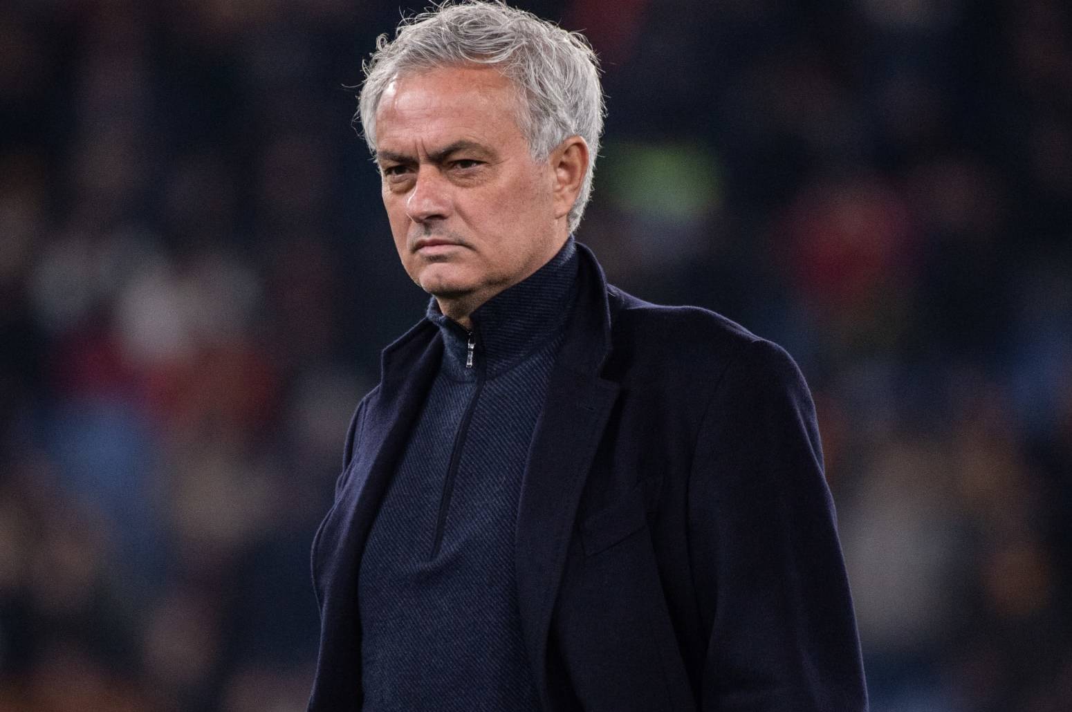 ROME, ITALY - JANUARY 10: Jose Mourinho manager of AS Roma before the Coppa Italia quarter-finals match between SS Lazio and AS Roma at Stadio Olimpico on January 10, 2024 in Rome, Italy. (Photo by Ivan Romano/Getty Images)