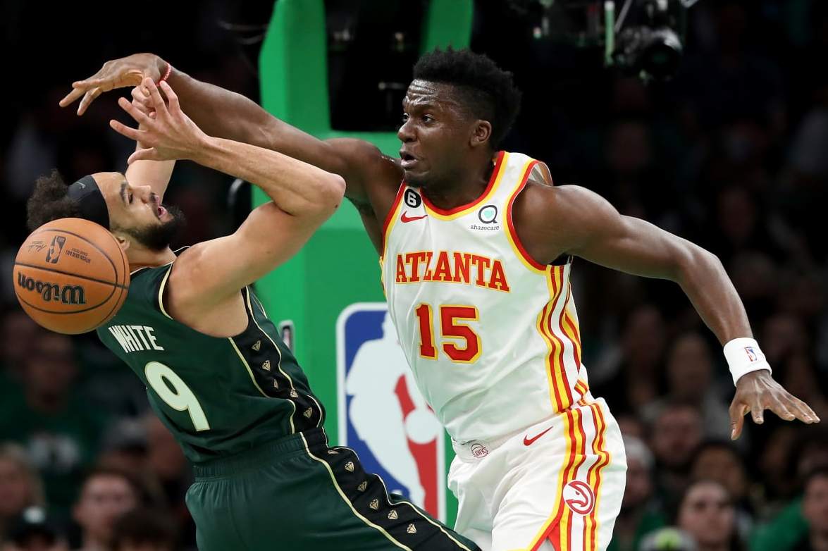 Bogdan Bogdanovic Atlanta Hawks Game-Used #13 Black Jersey Worn During the  First Half of the Game vs. Boston Celtics on April 18, 2023