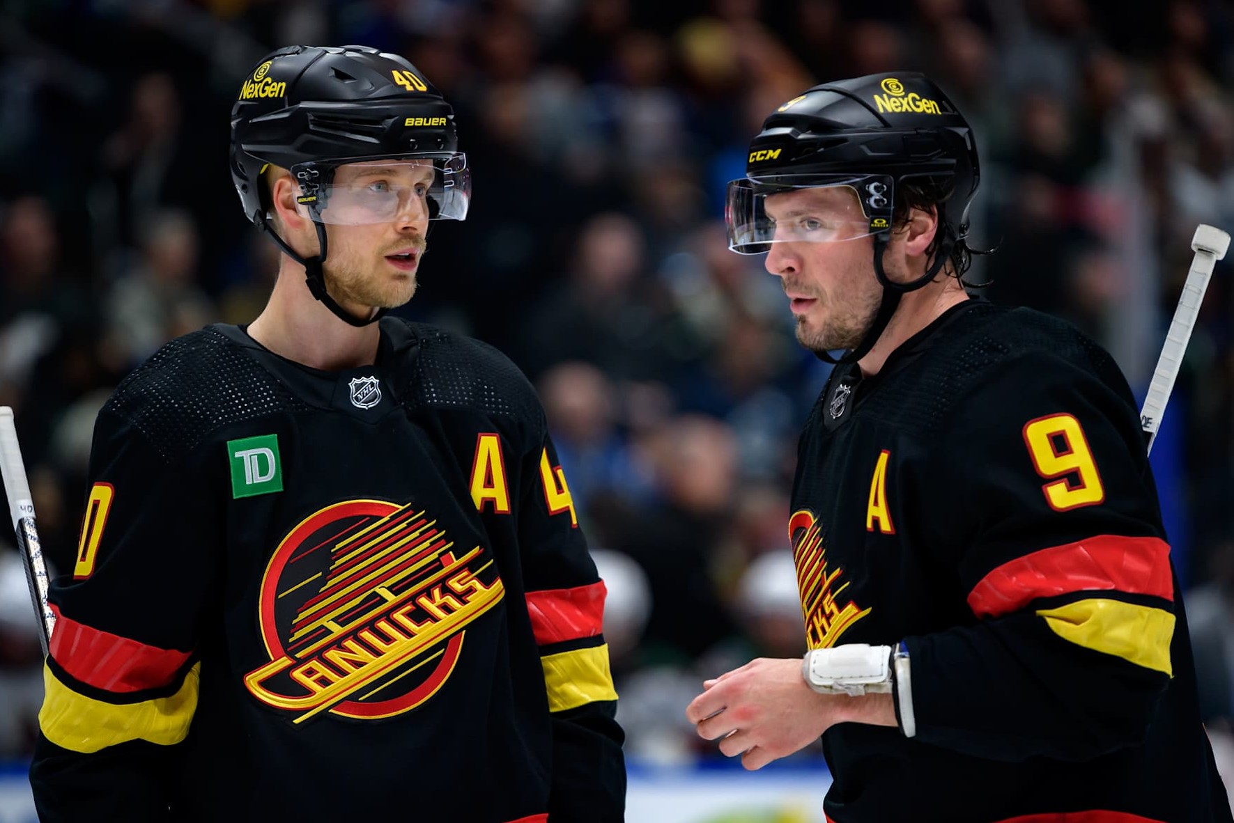 Elias Pettersson and J.T. Miller.