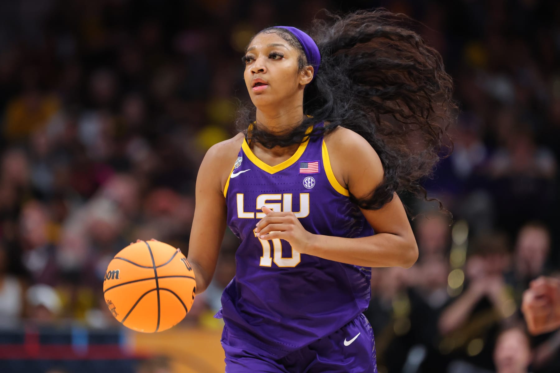 LSU #39 s Angel Reese Honored with Baltimore Basketball Court Dedication