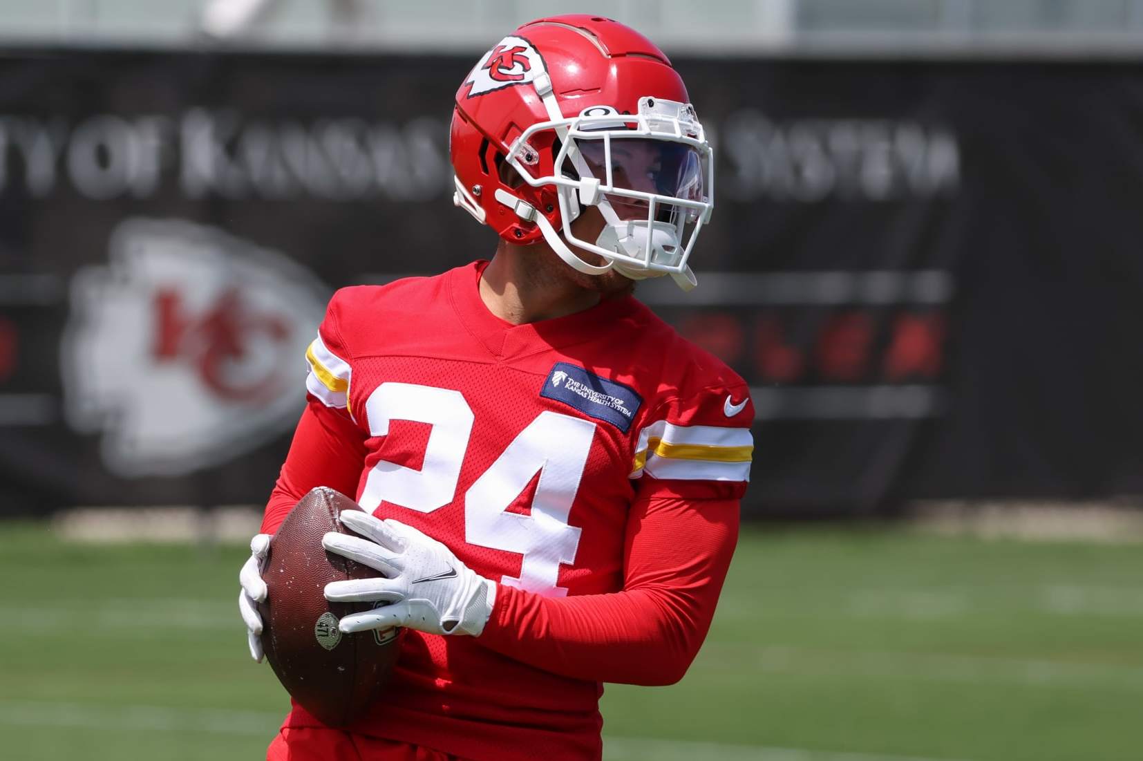 Kansas City Chiefs wide receiver Skyy Moore during OTA's on May 24, News  Photo - Getty Images