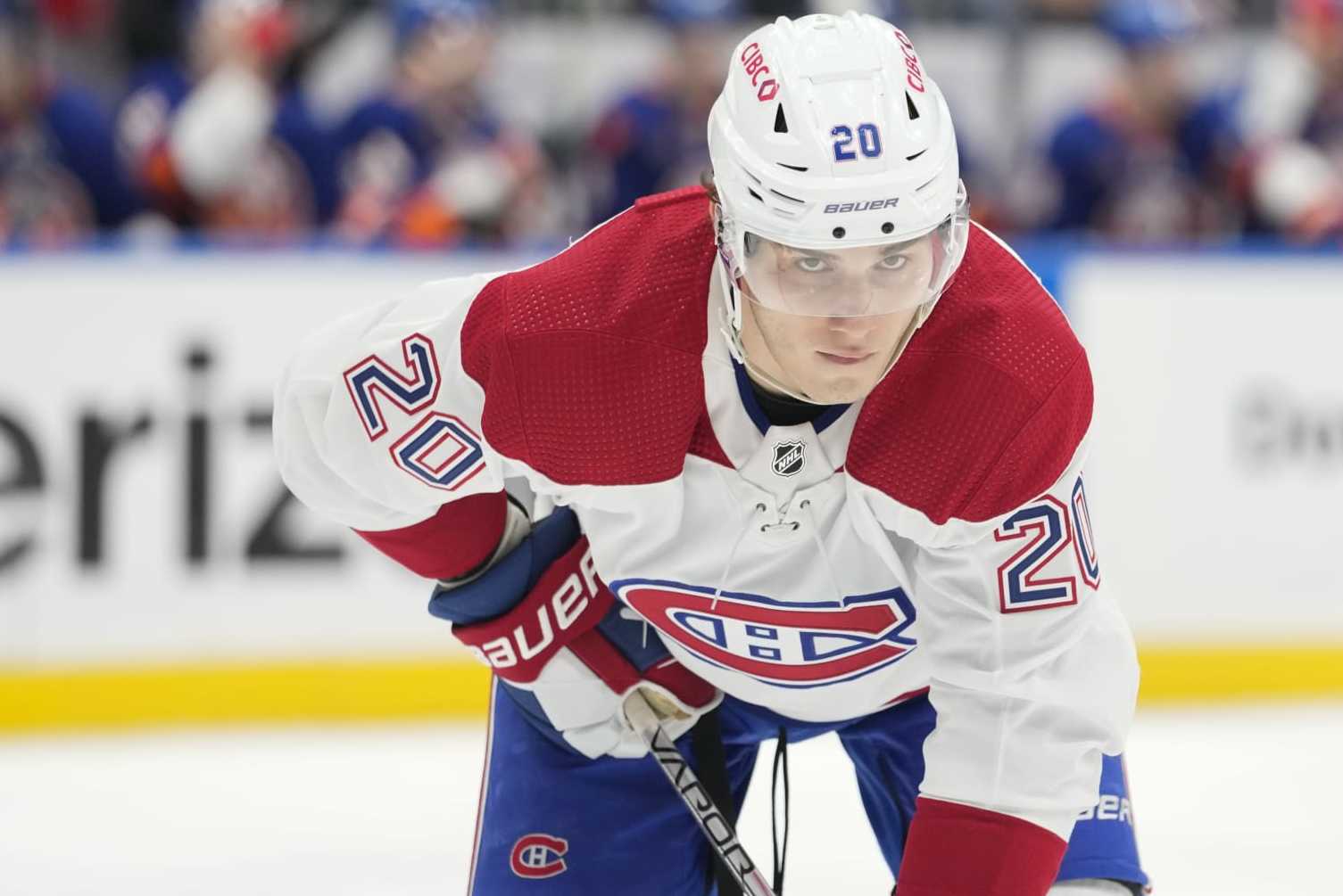 Juraj Slafkovský struggled in Montreal this season.