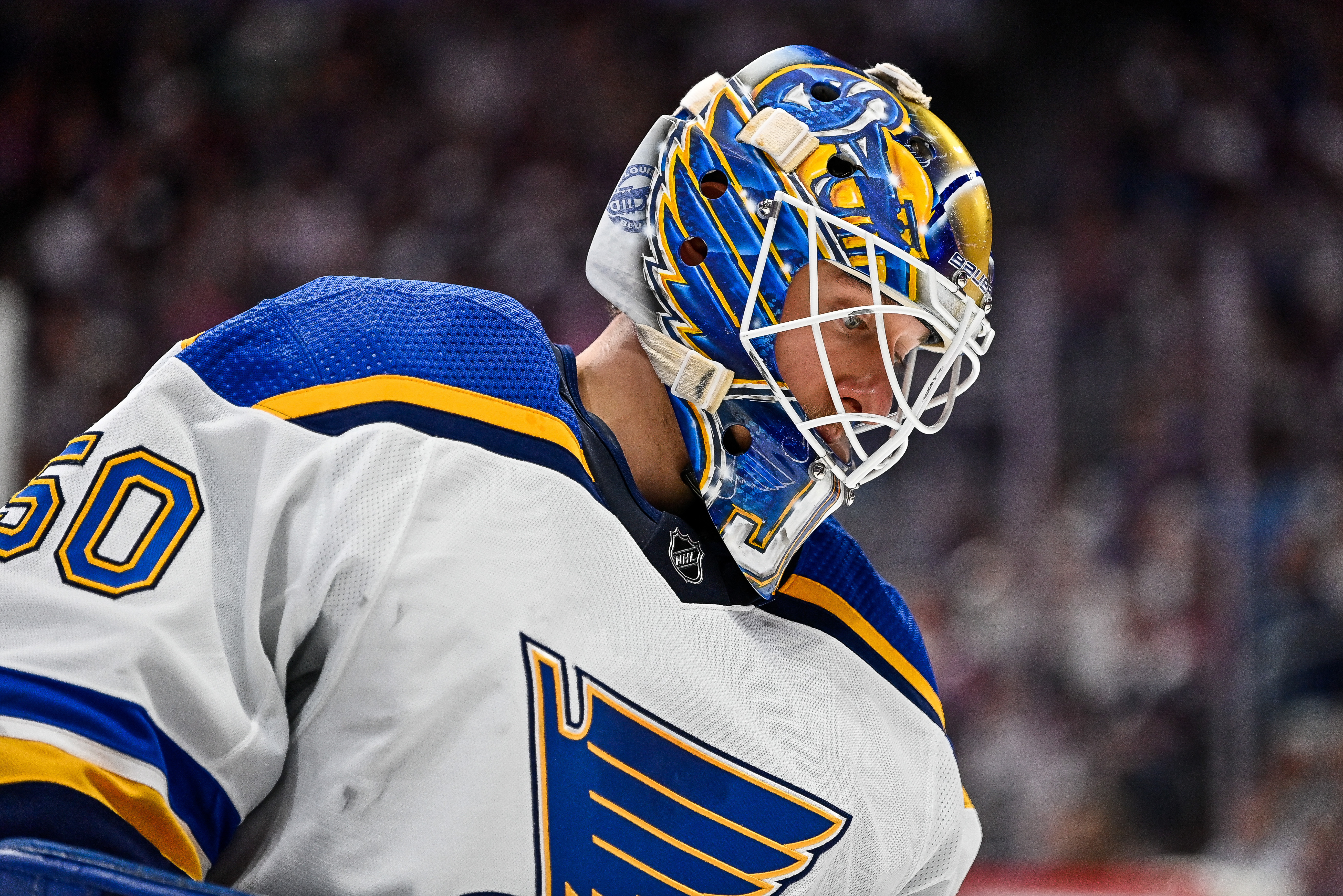 Binnington out to beat Bruins who took him in