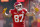 KANSAS CITY, MISSOURI - SEPTEMBER 24: Travis Kelce #87 of the Kansas City Chiefs takes to the field prior to a game against the Chicago Bears at GEHA Field at Arrowhead Stadium on September 24, 2023 in Kansas City, Missouri. (Photo by Jason Hanna/Getty Images)