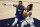 MINNEAPOLIS, MN - APRIL 21: Ja Morant #12 of the Memphis Grizzlies drives to the basket while D'Angelo Russell #0 of the Minnesota Timberwolves defend in the second quarter of the game during Game Three of the Western Conference First Round at Target Center on April 21, 2022 in Minneapolis, Minnesota. The Grizzlies defeated the Timberwolves 104-95. NOTE TO USER: User expressly acknowledges and agrees that, by downloading and or using this Photograph, user is consenting to the terms and conditions of the Getty Images License Agreement. (Photo by David Berding/Getty Images)