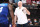 LAS VEGAS, NV - JULY 12: Head Coach Gregg Popovich of the USA Men's National Team talks with Draymond Green #14 during the game against the Australia Men's National Team on July 12, 2021 at Michelob ULTRA Arena in Las Vegas, Nevada. NOTE TO USER: User expressly acknowledges and agrees that, by downloading and or using this photograph, User is consenting to the terms and conditions of the Getty Images License Agreement. (Photo by Ned Dishman/NBAE via Getty Images)