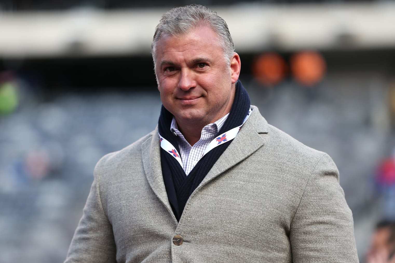 EAST RUTHERFORD, NEW JERSEY - FEBRUARY 29: Shane McMahon attends the game between the NY Guardians and the LA Wildcats at MetLife Stadium on February 29, 2020 in East Rutherford, New Jersey. (Photo by Michael Owens/Getty Images)