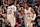CLEVELAND, OH - JANUARY 8: Darius Garland #10 and Donovan Mitchell #45 of the Cleveland Cavaliers celebrates during the game against the Oklahoma City Thunder on January 8, 2025 at Rocket Mortgage FieldHouse in Cleveland, Ohio. NOTE TO USER: User expressly acknowledges and agrees that, by downloading and/or using this Photograph, user is consenting to the terms and conditions of the Getty Images License Agreement. Mandatory Copyright Notice: Copyright 2025 NBAE (Photo by David Liam Kyle/NBAE via Getty Images)