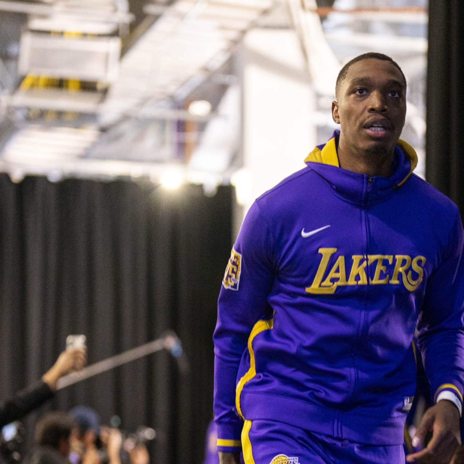 Lakers warmup hoodie hotsell